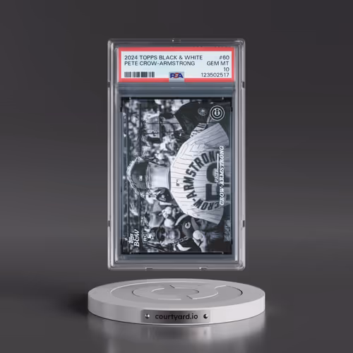 2024 Topps Black and White #60 Pete Crow-Armstrong (PSA 10 GEM MINT)