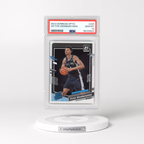 2023 Panini Donruss Optic #225 Victor Wembanyama (PSA 10 GEM MINT)
