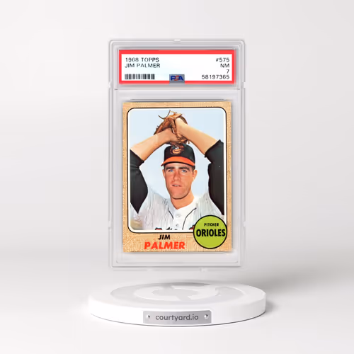 1968 Topps #575 Jim Palmer (PSA 7 NM)