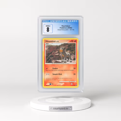 2008 Great Encounters #69/106 Houndour (CGC 8 NM-MT)