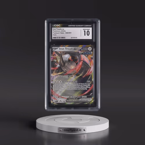 2024 Pokémon Paf EN-Paldean Fates #066 Iron Treads EX - Holo (CGC 10 GEM MINT)
