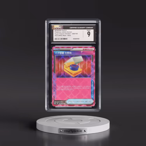 2024 Super Electric Breaker - sv8 #096/106 Scramble Switch - ACE SPEC Rare Holo (CGC 9 MINT)