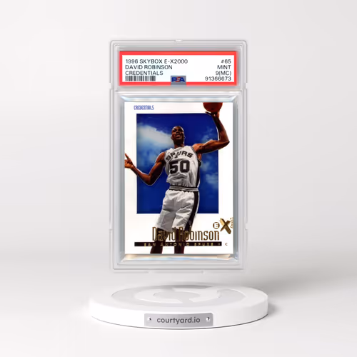 1996 Skybox E-X2000 #65 David Robinson - Credentials (PSA 9 MINT)