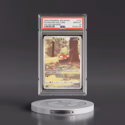 2022 Pokémon Sword & Shield Vstar Universe #173 Hisuian Voltorb - Full Art (PSA 10 GEM MINT)