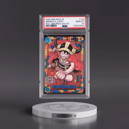 2025 One Piece Japanese Premium Card Collection -One Piece Day'25 #110 Monkey D. Luffy (PSA 10 GEM M