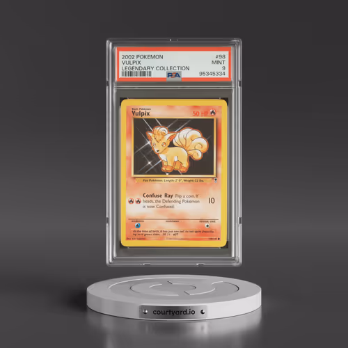 2002 Pokémon Legendary Collection #98 Vulpix (PSA 9 MINT)