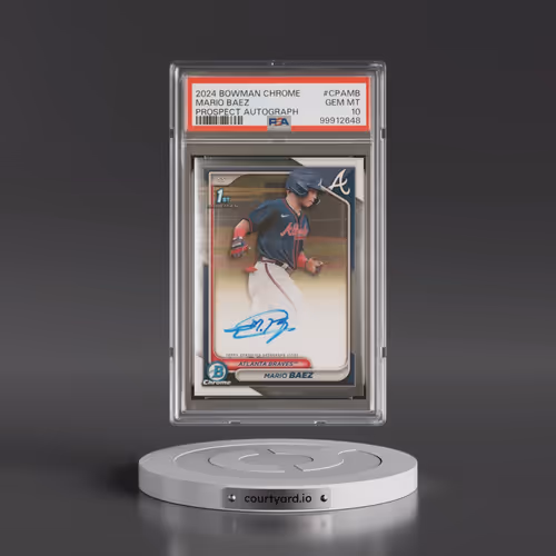 2024 Bowman Chrome Prospect Autographs #CPAMB Mario Baez (PSA 10 GEM MINT)
