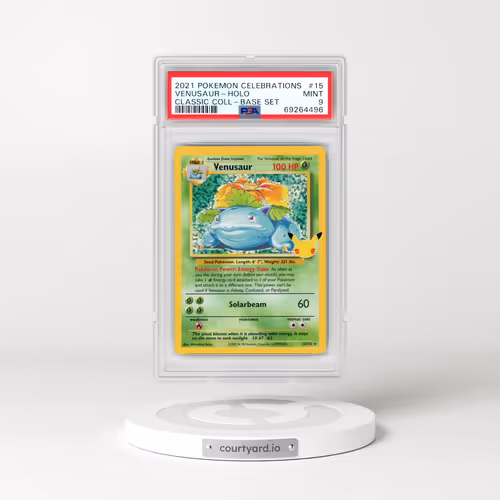 2021 Pokémon Celebrations Classic Collection #15 Venusaur - Holo (PSA 9 MINT)