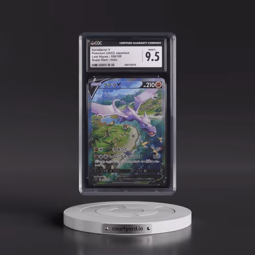 2022 Lost Abyss #106/100 Aerodactyl V - Super Rare Holo (CGC 9.5 MINT+)