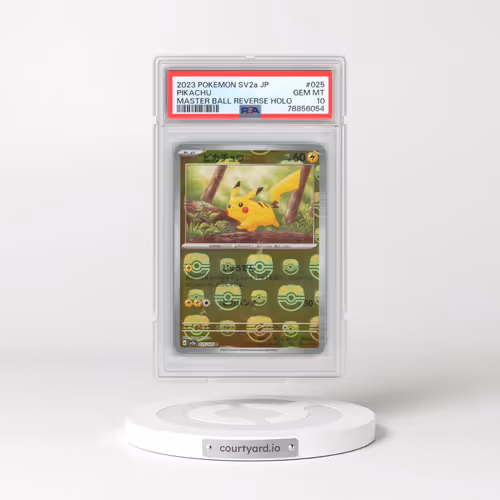 2023 Pokémon Sv2a-Pokemon 151 #025 Pikachu - Reverse Holo Master Ball (PSA 10 GEM MINT)