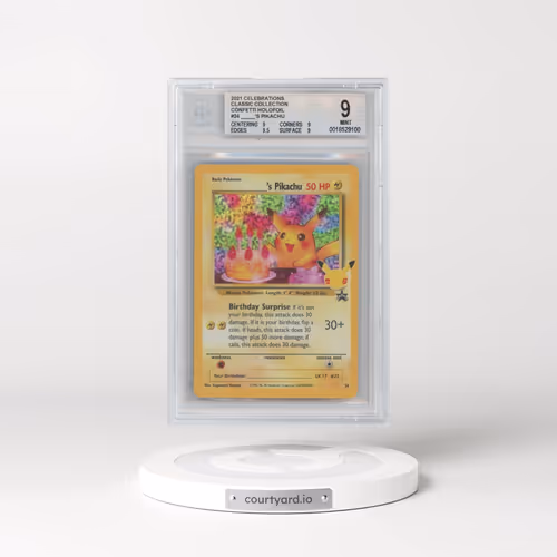2021 Celebrations - Classic Collection #24 ____'s Pikachu - Black Star Promos Holo (BGS 9 MINT)