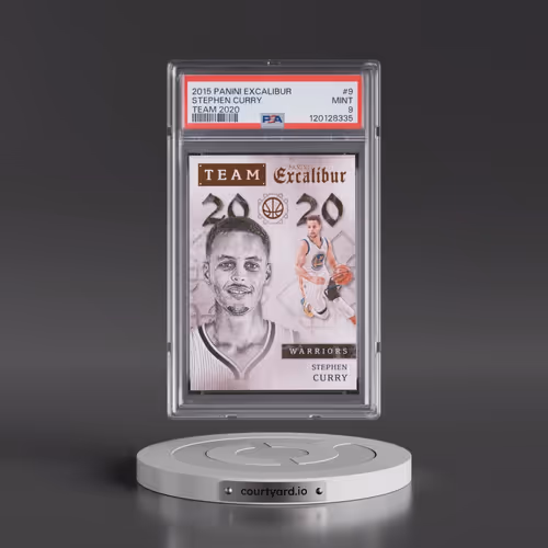 2015 Panini Excalibur Team 2020 #9 Stephen Curry (PSA 9 MINT)
