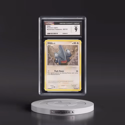 2007 Mysterious Treasures #85/123 Gible (CGC 9 MINT)