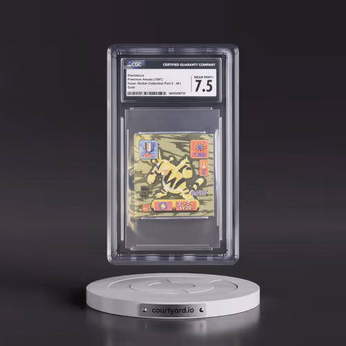 1997 Hyper Sticker Collection Part 2 (1997) #401 Electabuzz - Gold (CGC 7.5 NM+)
