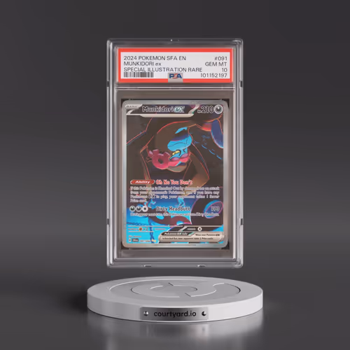 2024 Pokémon Sfa EN-Shrouded Fable #091 Munkidori EX - Holo Special Illustration Rare (PSA 10 GEM MI