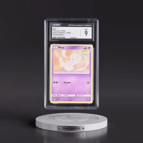 2020 Battle Academy #32/68 Mew - Mewtwo Deck (CGC 9 MINT)