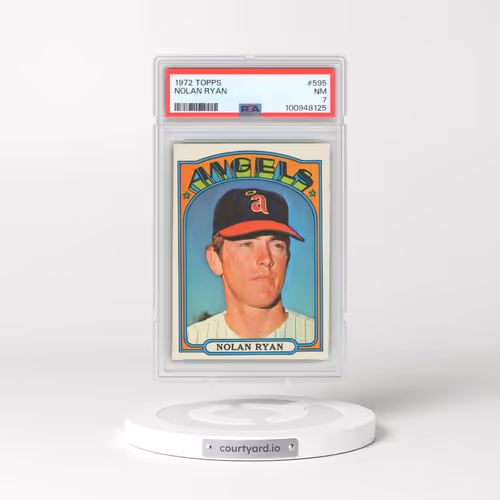 1972 Topps #595 Nolan Ryan (PSA 7 NM)
