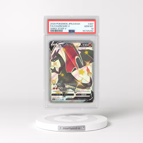 2020 Pokémon Sword & Shield Shiny Star V #307 Charizard V - Holo Full Art (PSA 10 GEM MINT)