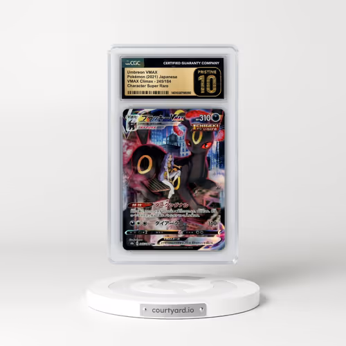 2021 VMAX Climax #245/184 Umbreon VMAX - Holo Character Super Rare (CGC 10 PRISTINE)