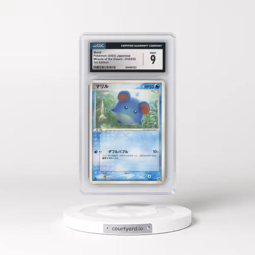 2003 Miracle of the Desert #016/053 Marill - 1st Edition (CGC 9 MINT)