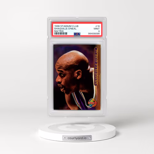 1996 Stadium Club #18 Shaquille O'Neal - Matrix (PSA 9 MINT)