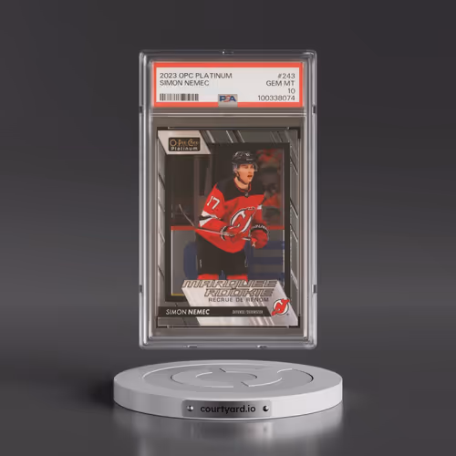 2023 Upper Deck O-Pee-Chee Platinum #243 Simon Nemec (PSA 10 GEM MINT)