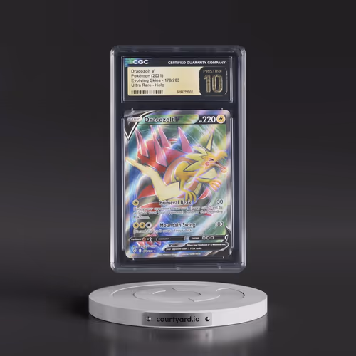 2021 Evolving Skies #178/203 Dracozolt V - Ultra Rare Holo (CGC 10 PRISTINE)