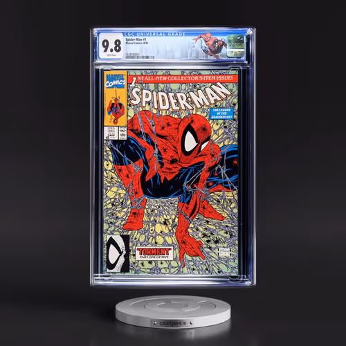 Spider-Man #1 CGC 9.8 White Pages (Marvel Comics, 8/90) - Universal