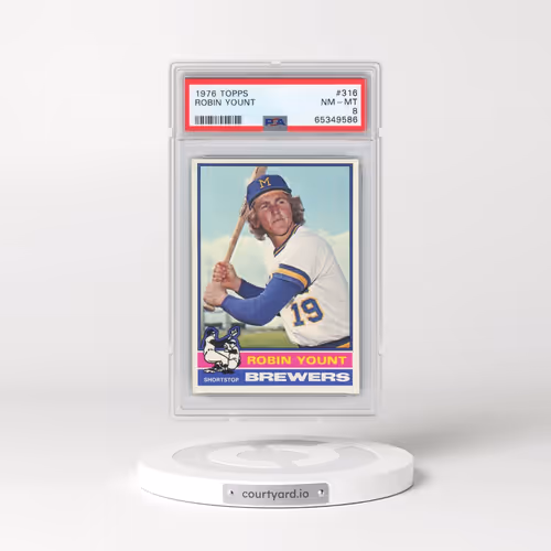 1976 Topps #316 Robin Yount (PSA 8 NM-MT)