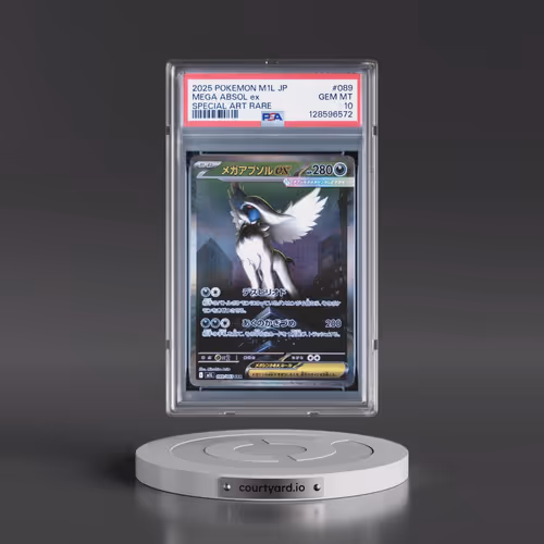 2025 Pokémon M1l-Mega Brave #089 Mega Absol EX - Holo Special Art Rare (PSA 10 GEM MINT)