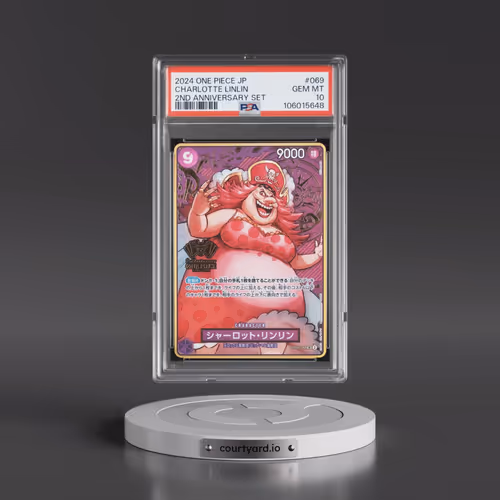 2024 One Piece Japanese 2nd Anniversary Set #069 Charlotte Linlin (PSA 10 GEM MINT)