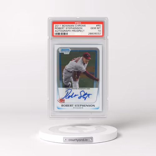 2011 Bowman Chrome Draft Prospect Autographs #RS Robert Stephenson (PSA 10 GEM MINT)