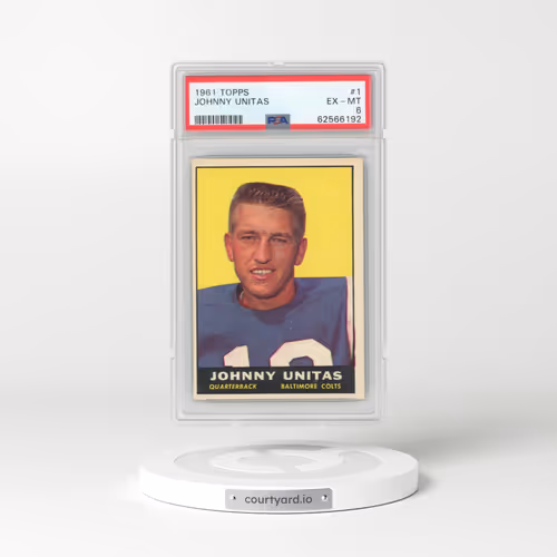 1961 Topps #1 Johnny Unitas (PSA 6 EX-MT)