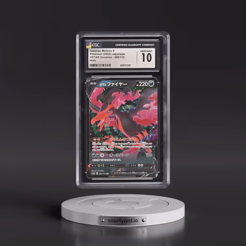 2022 VSTAR Universe #080/172 Galarian Moltres V - Holo (CGC 10 GEM MINT)
