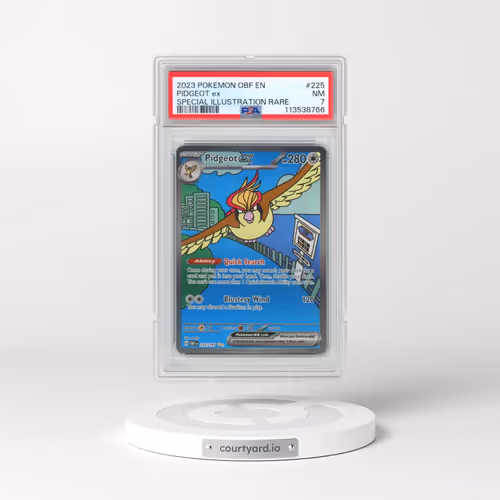 2023 Pokémon Obf EN-Obsidian Flames #225 Pidgeot EX - Holo Special Illustration Rare (PSA 7 NM)