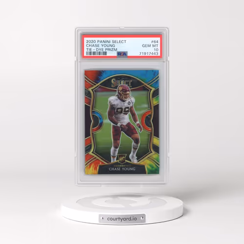 2020 Panini Select #64 Chase Young - Tie-Dye Prizm (PSA 10 GEM MINT)