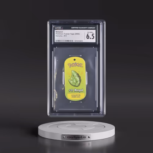 2000 Pokémon Trainer Tags (2000 Dairylea) - English #11 Metapod (CGC 6.5 EX-NM+)