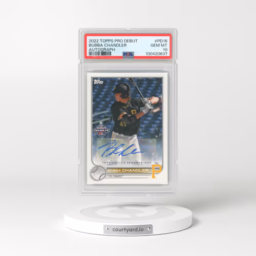 2022 Topps Pro Debut #PD16 Bubba Chandler - Autograph (PSA 10 GEM MINT)