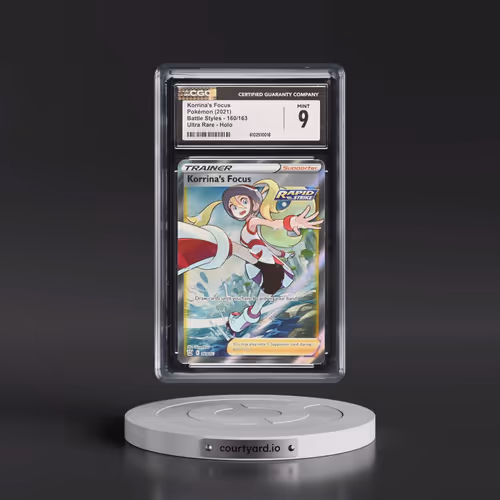 2021 Pokémon Sword & Shield Battle Styles #160 Korrina's Focus - Full Art (CGC 9 MINT)