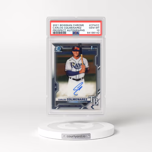 2021 Bowman Chrome Prospect Autographs #CPACC Carlos Colmenarez (PSA 10 GEM MINT)
