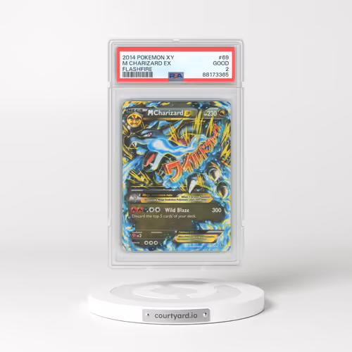 2014 Pokémon XY Flashfire #69 M Charizard EX - Holo (PSA 2 GOOD)