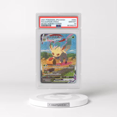 2021 Pokémon Sword & Shield Eevee Heroes #089 Leafeon Vmax-Hyper - Full Art (PSA 10 GEM MINT)