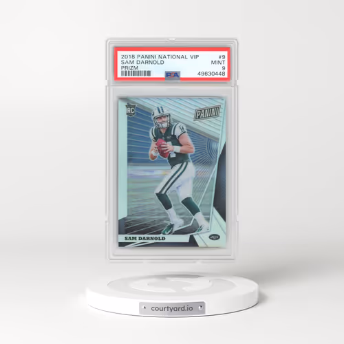 2018 Panini National VIP #9 Sam Darnold - Prizm (PSA 9 MINT)