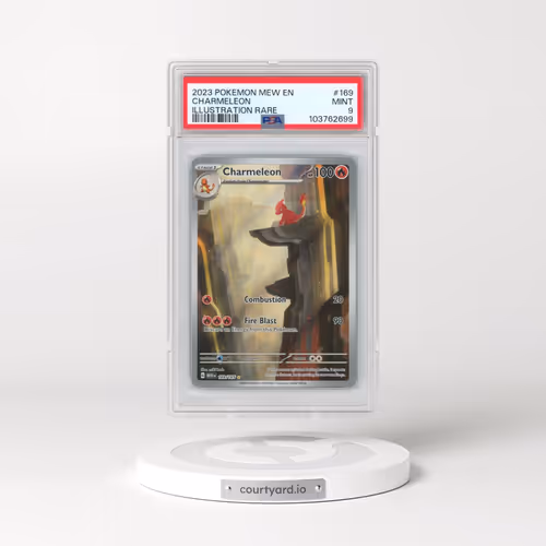 2023 Pokémon Mew EN-151 #169 Charmeleon - Illustration Rare (PSA 9 MINT)