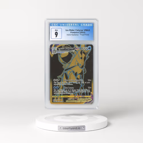2022 Astral Radiance #TG29/TG30 Ice Rider Calyrex VMAX - Holo (CGC 9 MINT)