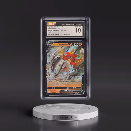Astral Radiance #083/189 Hisuian Decidueye V - Holo (CGC 10 GEM MINT)