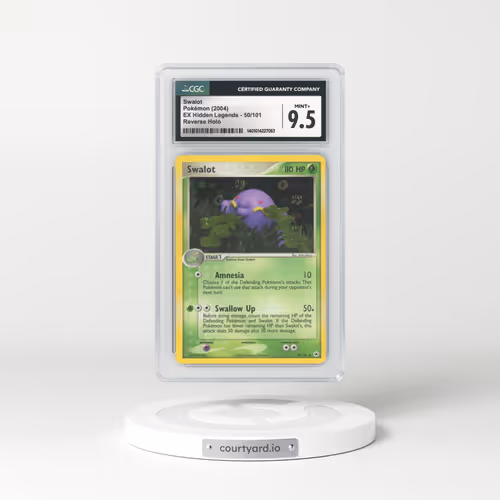 2004 EX Hidden Legends #50 Swalot - Holo (CGC 9.5 MINT+)