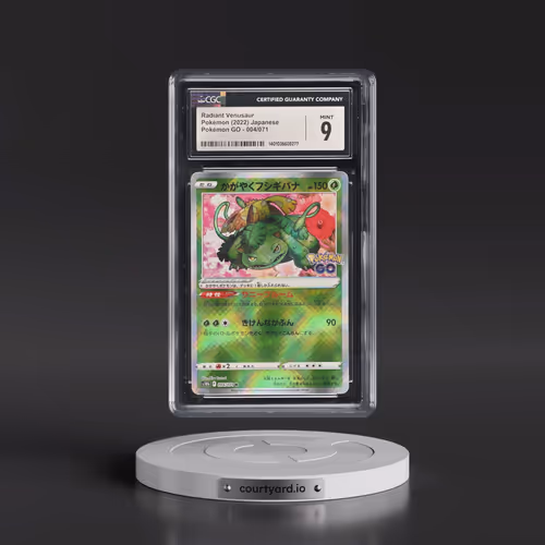 2022 Pokémon GO #004/071 Radiant Venusaur - Holo (CGC 9 MINT)