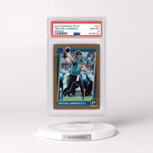 2021 Panini Donruss Optic #201 Trevor Lawrence - Bronze (PSA 10 GEM MINT)