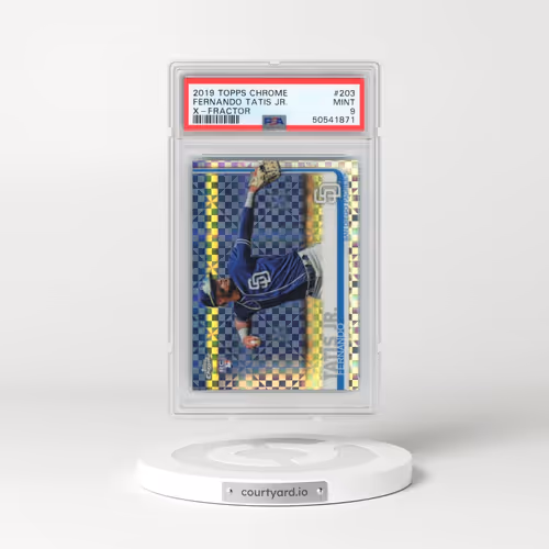 2019 Topps Chrome #203 Fernando Tatis Jr. - X-Fractor (PSA 9 MINT)